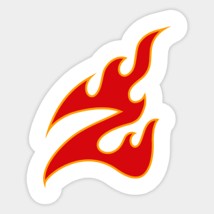 Flaming Z! Sticker